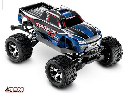 Traxxas Stampede 1:10 VXL 4WD TQi RTR modrý
