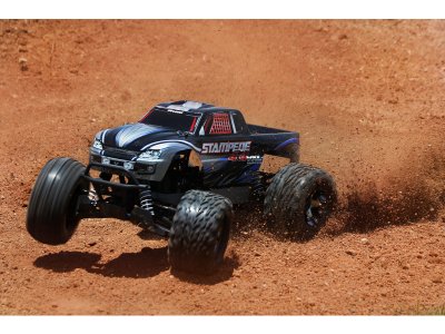 Traxxas Stampede 1:10 VXL 4WD TQi RTR modrý
