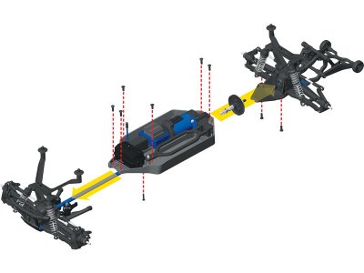 Traxxas Stampede 1:10 VXL 4WD TQi RTR modrý