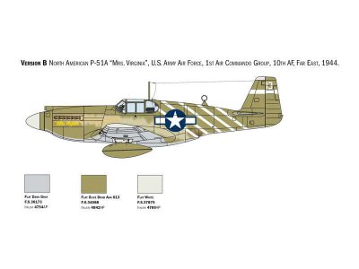 Italeri 1423 North American P-51A Mustang (1:72)