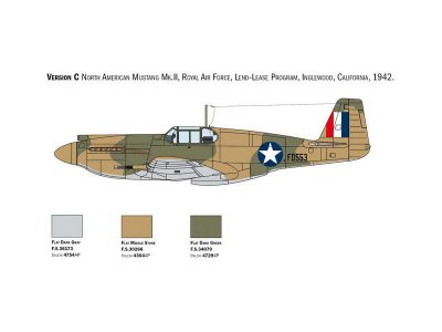 Italeri 1423 North American P-51A Mustang (1:72)
