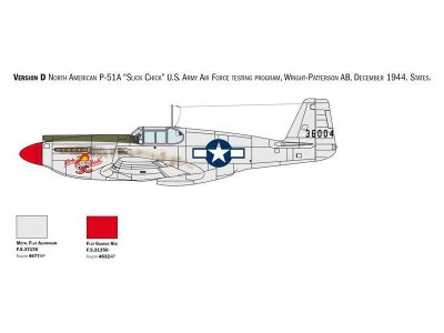 Italeri 1423 North American P-51A Mustang (1:72)