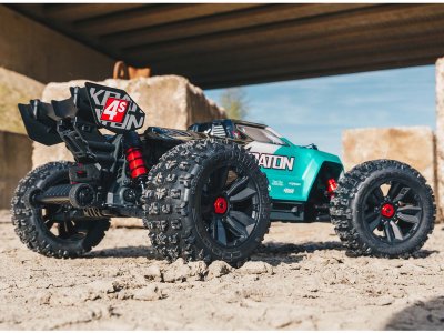 Arrma Kraton 4S V2 BLX 1:10 4WD RTR tyrkysová