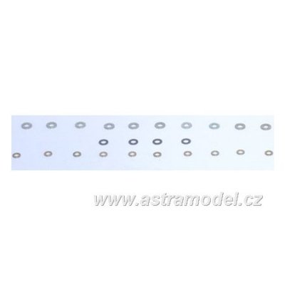Losi sada tvrzených podložek #4 a 1/8"