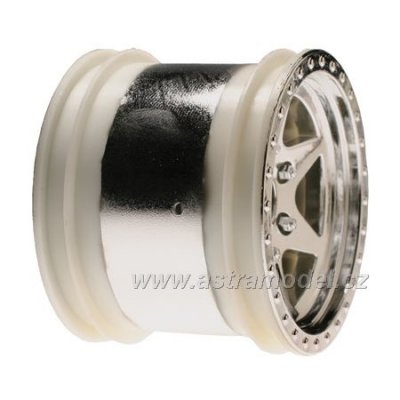 Front Wheels w/Spacer, Chrme:DT