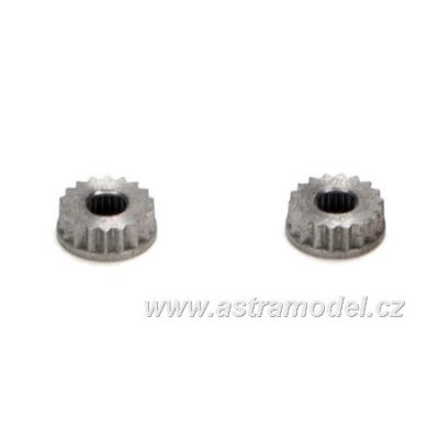 Losi metal servo Arm Insert, 25 Spline, Futaba (2)
