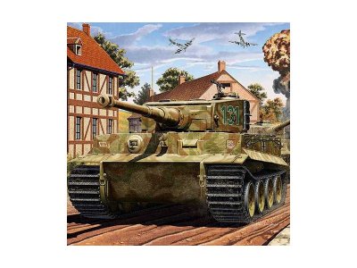 Academy 13287 Tiger-I Mid Ver. 70. výročí Den D (1:35)