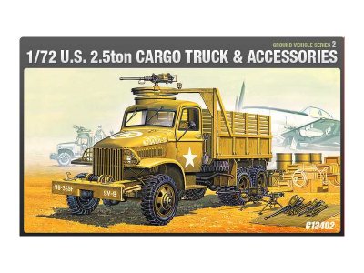 Academy 13402 US Cargotruck with Accessory (1:72)