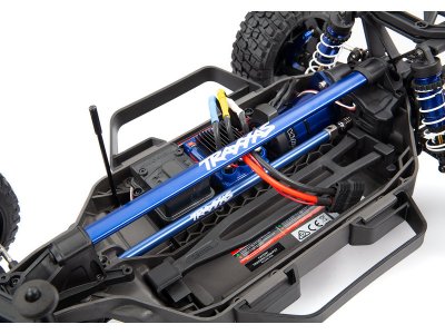 Traxxas výztuha šasi červená (sada)