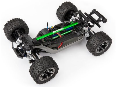 Traxxas výztuha šasi modrá (sada)