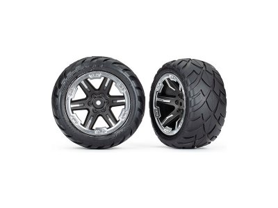 Traxxas kolo 2.8", disk RXT černý-chrom, pneu Anaconda (2WD zadní) (2)