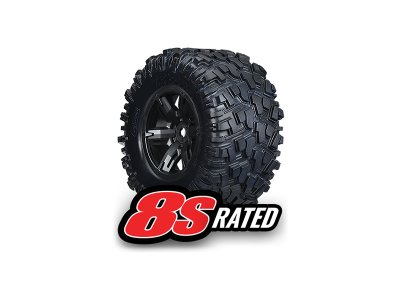 Traxxas kolo 4.3/5.7", disk černý, pneu Maxx AT (pár)
