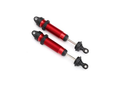 Traxxas tlumič GTR 88mm červený se závitem (2)