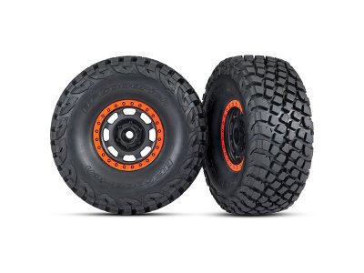 Traxxas kolo 3.2/2.2", disk Desert Racer, pneu Baja KR3 (2)