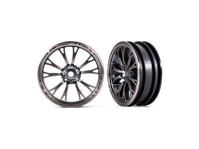 Traxxas disk Weld polomatný chromově černý (přední) (2)