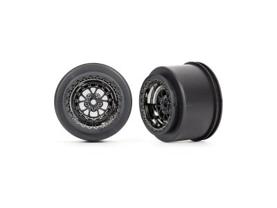 Traxxas disk Weld chromovaný černý (zadní) (2)