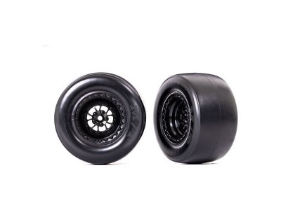 Traxxas kolo, disk Weld lesklý černý, pneu smoke (2) (zadní)