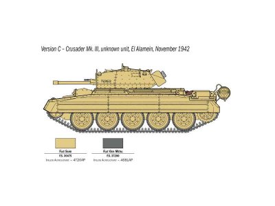 Italeri 6592 Crusader Mk. II s britskou osádkou (1:35)