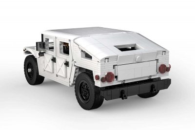 HUMVEE Off-Road 1/12 Stavebnice z kostek