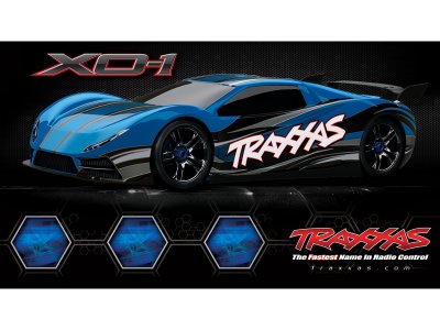 Traxxas XO-1 1:7 TQi BlueTooth RTR zelená