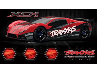 Traxxas XO-1 1:7 TQi BlueTooth RTR oranžová