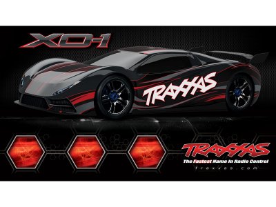 Traxxas XO-1 1:7 TQi BlueTooth RTR oranžová