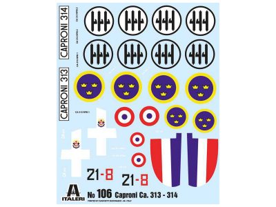 Italeri 0106 Caproni Ca. 313/314 (Vintage Limited Edition) (1:72)