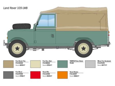Italeri 3665 Land Rover 109 LWB (1:24)