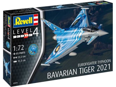 Revell 03818 Eurofighter Typhoon Bavarian Tiger 2021 (1:72)