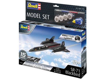 Revell 63652 EasyClick - Lockheed SR-71 Blackbird (1:110) (sada)