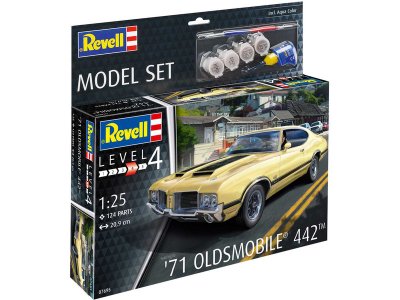 Revell  67695 Oldsmobile 442 Coupé 1971 (1:24) (sada)