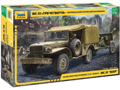 Zvezda 3656 Dodge WC-51 Beep (1:35)