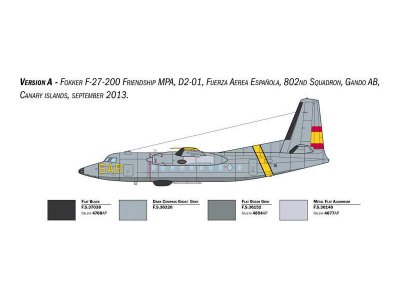 Italeri 1455 Fokker F-27 SAR (1:72)