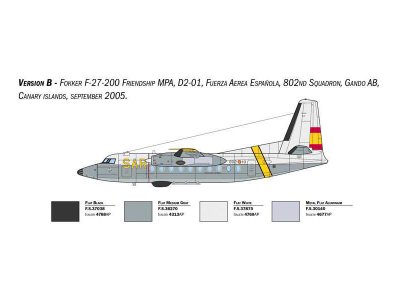 Italeri 1455 Fokker F-27 SAR (1:72)