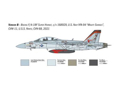 Italeri 2823 Boeing F/A-18F Hornet U.S. Navy Special Colors (1:48)