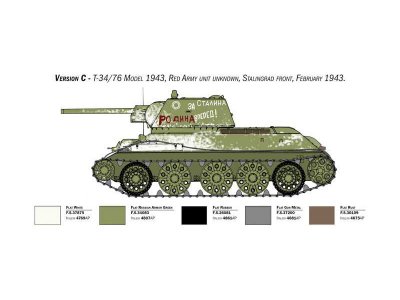 Italeri 6570 T-34/76 Mod. 43 (1:35)