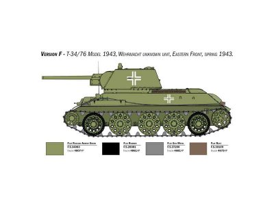 Italeri 6570 T-34/76 Mod. 43 (1:35)