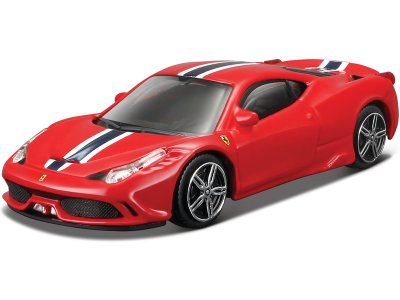 Bburago Ferrari 458 Speciale 1:43 červená