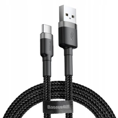 Cafule kabel USB do Type-C 3.0A 1m (šedo-černý)