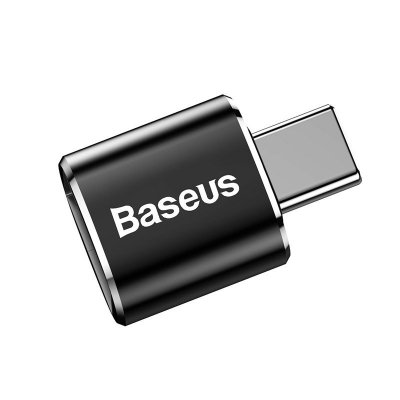 USB Female to Type-C Male Adapter Converter (Black)