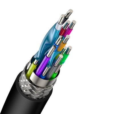 Baseus 2x HDMI 2.0 4K 60Hz Cable, 3D, HDR, 18Gbps, 5m