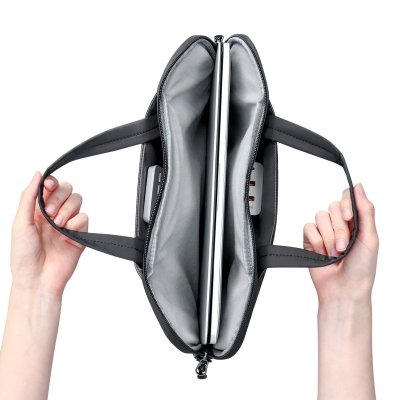 Baseus Basics shoulder bag for laptop up to 16'' (dark grey)