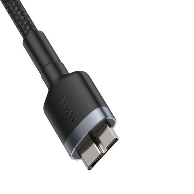 Baseus cafule Cable USB3.0 Male To Micro-B 2A 1m Black+Gray