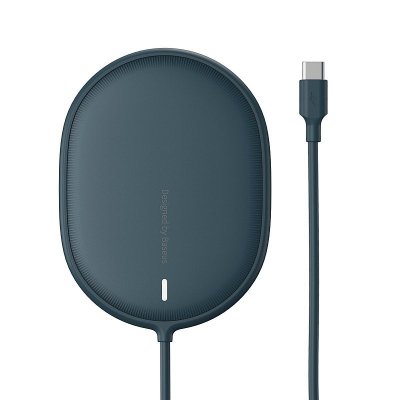 Baseus Light wireless induction charger for iPhone 12, 15W (blue)