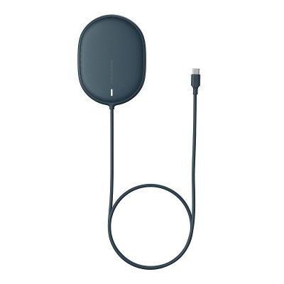 Baseus Light wireless induction charger for iPhone 12, 15W (blue)