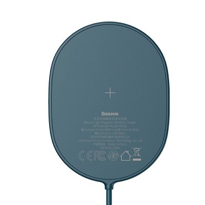 Baseus Light wireless induction charger for iPhone 12, 15W (blue)