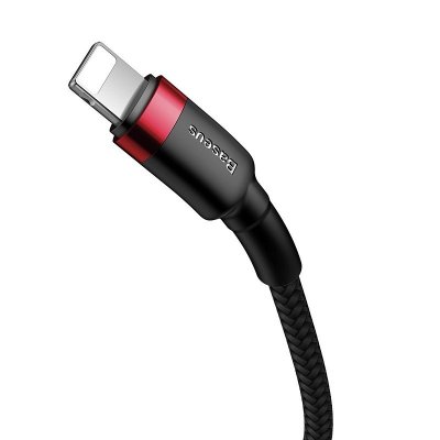 Baseus Cafule Cable Type-C to iP PD 18W 1m Red+Black