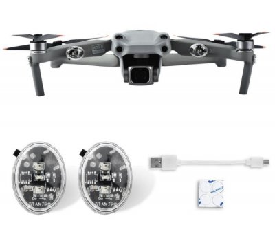 Barevné LED stroboskopické světlo pro drony (2ks)