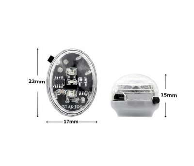 Barevné LED stroboskopické světlo pro drony (2ks)