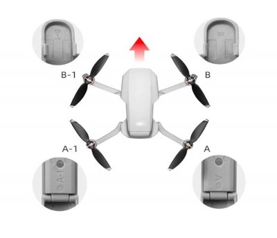 MAVIC MINI 1/2 - Skládací zvýšené přistávací nohy